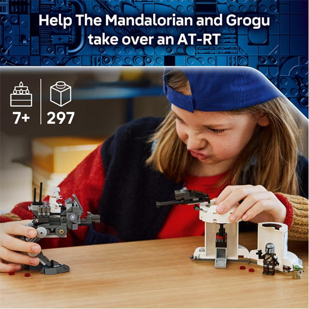 Mandalorian - LEGO - Star Wars AT-RT Attack Building Toy Set 75444