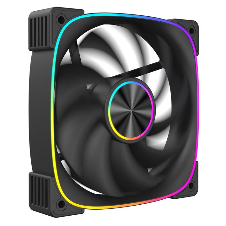 Cit  Black Solar 120Mm Argb 4Pin Pwm Pc Cooling Fan, Sports Direct