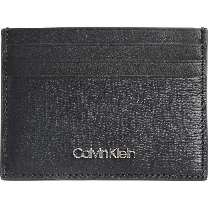 Calvin Klein Men's Black Minimalism Cardholder, Sports Direct