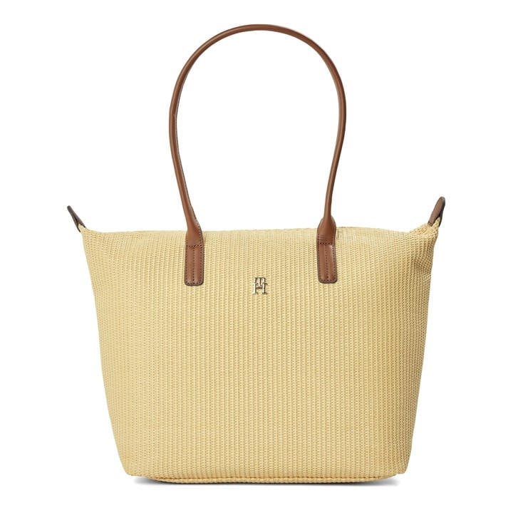 Tommy Hilfiger Women's Beige Popette Tote Bags, Sports Direct