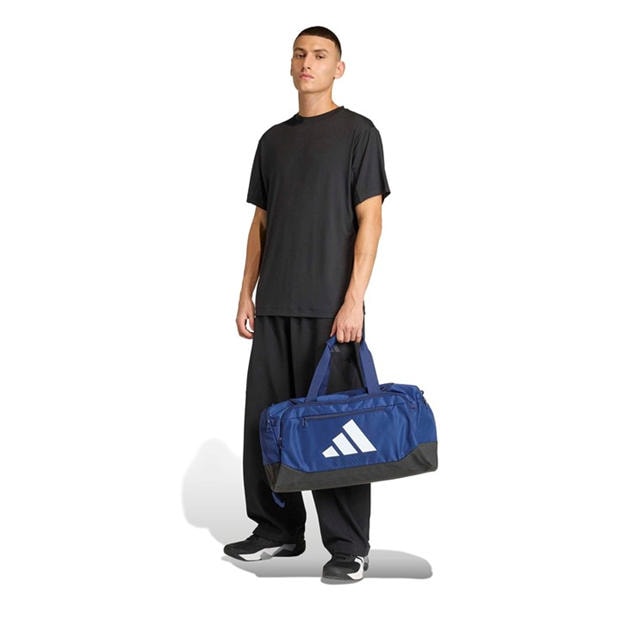 Mėlyna/Balta - adidas - Essentials 3-Stripes Duffel Bag Small