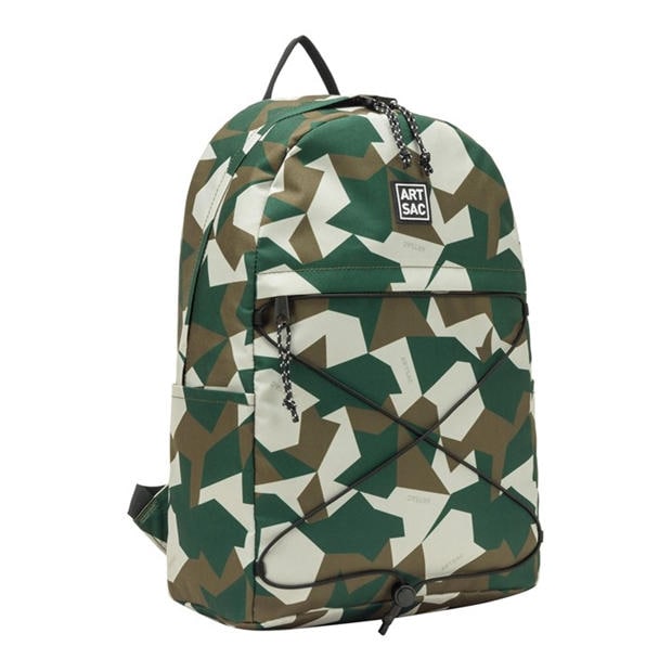 Multi - Artsac - Artsac Elastic Front Pocket Backpack