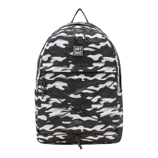 Multi - Artsac - Artsac Elastic Front Pocket Backpack