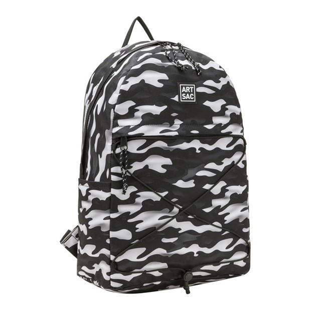 Multi - Artsac - Artsac Elastic Front Pocket Backpack