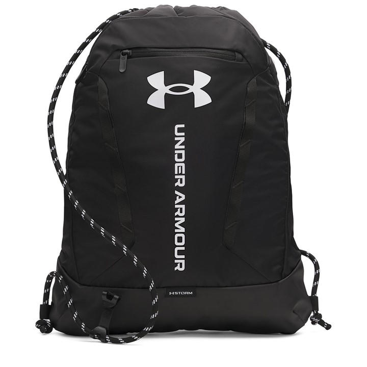 Under Armour  Black  Hustle Gym Drawstring Bag, Sports Direct