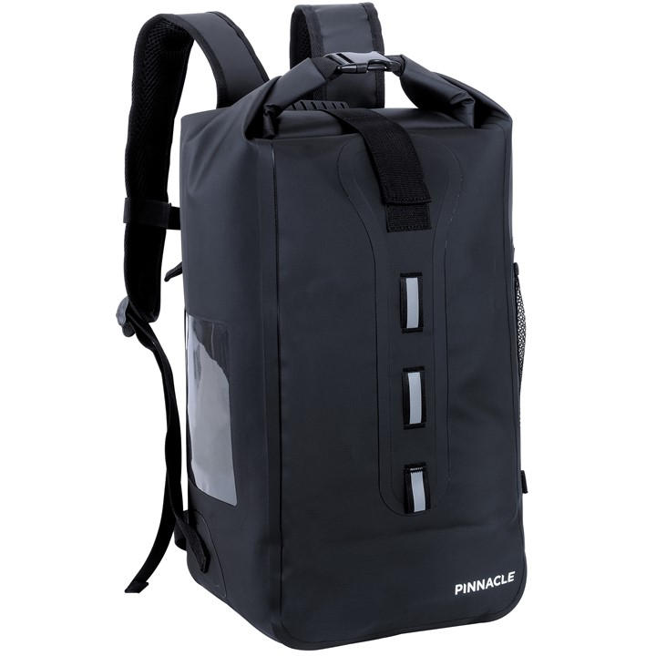 Pinnacle  Black Waterproof Urban Backpack 18L, Sports Direct