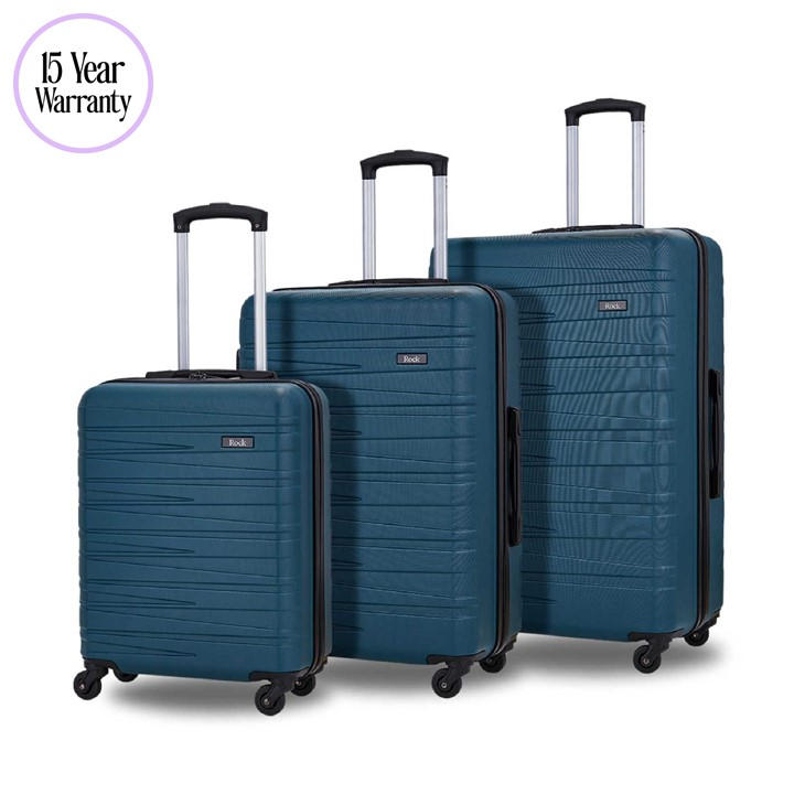 Rock  Green Seattle Suitcase Teal in Size Cabin, Sports Direct
