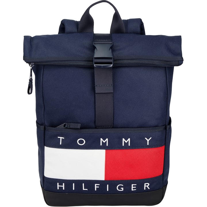 Tommy Hilfiger  Kids Blue Heritage Backpack, Sports Direct