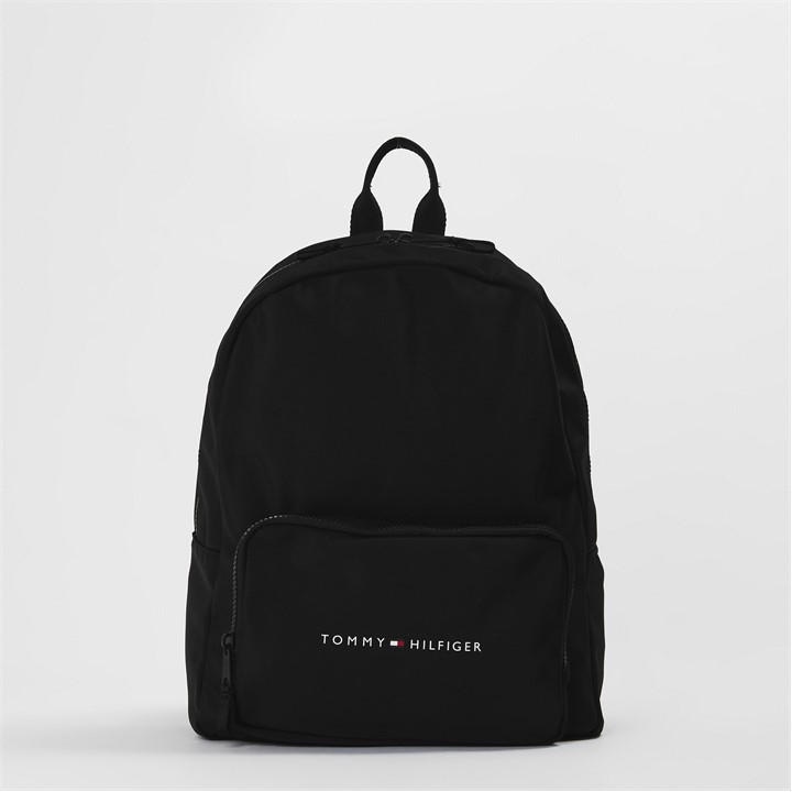 Tommy Hilfiger  Kids Black Essentials Backpack , Sports Direct