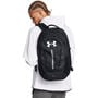 Black/Blk/White - Under Armour - Hustle 6.0 Backpack