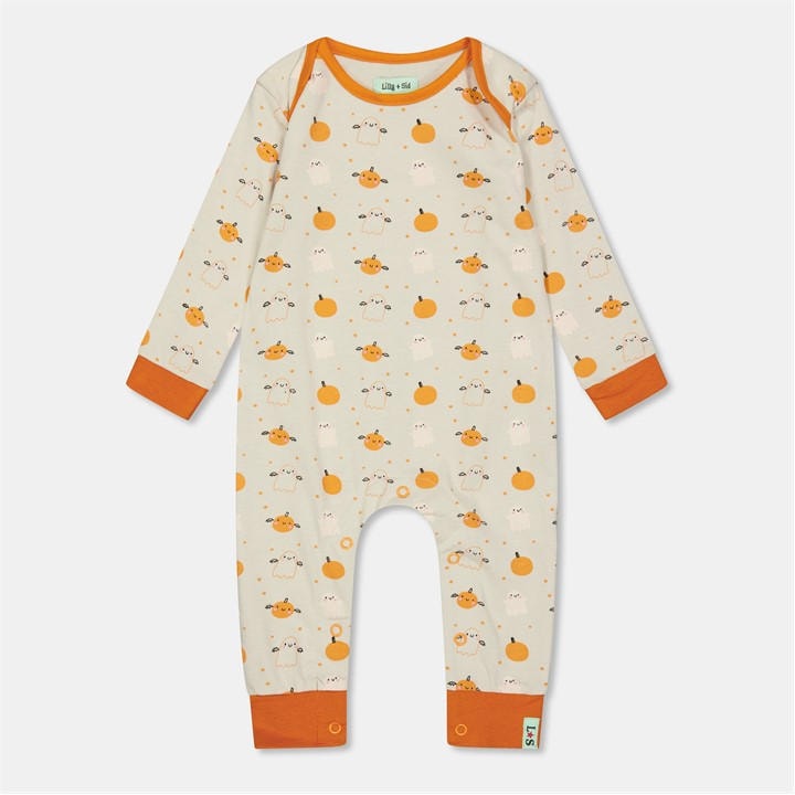 Lilly And Sid Boys  Kids' Pumpkin Baby Bodysuit in Size XL Boys, Sports Direct