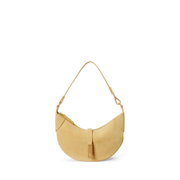 Polo Ralph Lauren Women's Yellow Calfskin Mini Shoulder Bag, Sports Direct