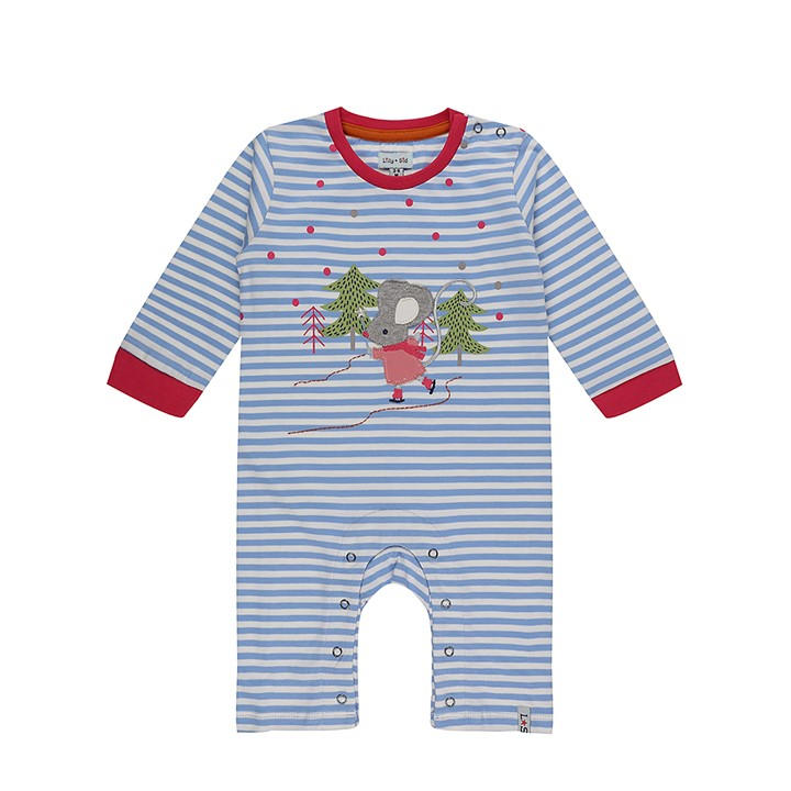 Lilly And Sid Girls Blue Kids' Baby Bodysuit in Size XS Girls, Sports Direct
