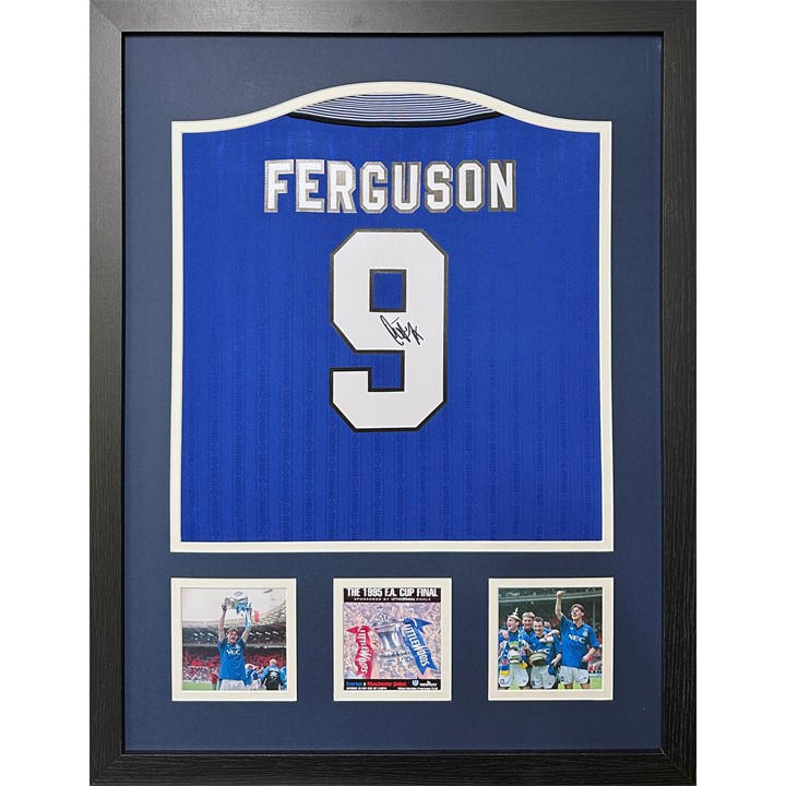 Everton    Duncan Ferguson Signed  Shirt, Football by  FC, Sports Direct