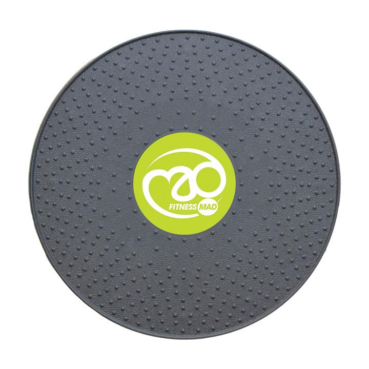 Fitness-Mad  Black Adjustable Wobble Board, Sports Direct