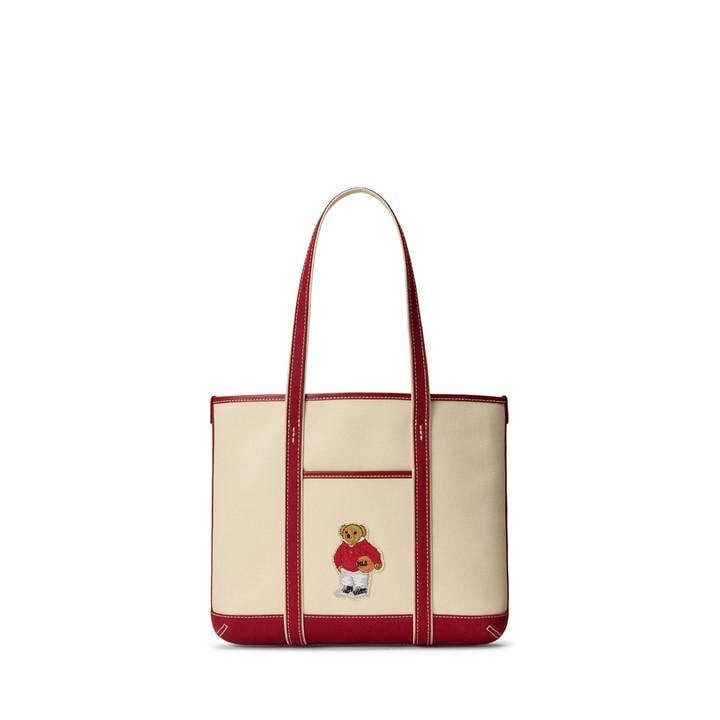 Polo Ralph Lauren Women's Cream Bear Tote Bag, Sports Direct