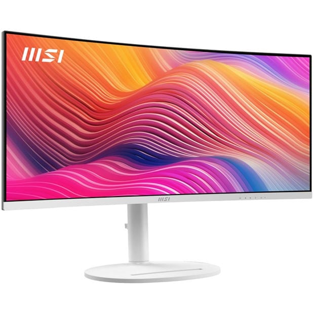 White - MSI - Modern MD342CQPW 34 inch 120Hz UWQHD Curved Monitor
