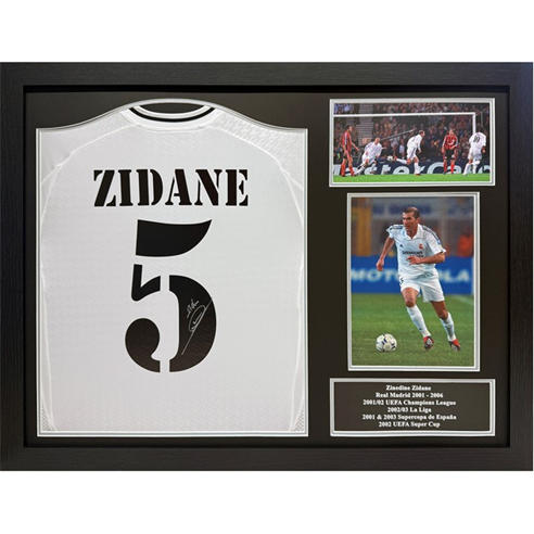 Real Madrid - Zinedine Zidane Signed Real Madrid Shirt