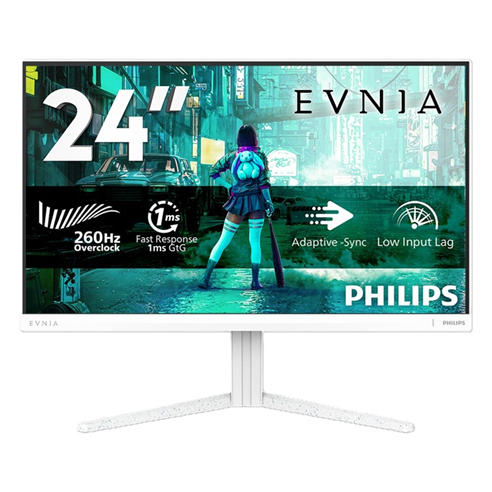 Philips - Philips Evnia 24M2N3201PL 23.8 Inch Fast IPS FHD 240Hz (260Hz OC) Gaming monitor