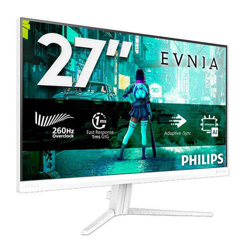Philips - Philips Evnia 27M2N3201PL 27 Inch Fast IPS FHD 240Hz (260Hz OC) Gaming monitor