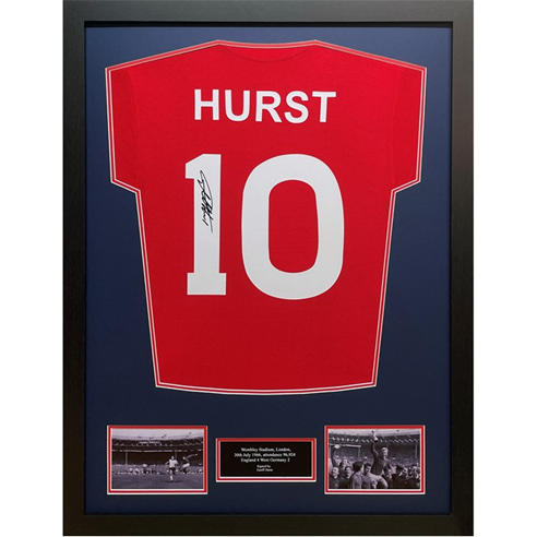 AllStarSignings Ltd - Geoff Hurst signed England shirt No 10