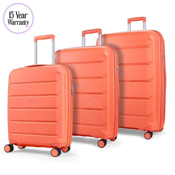 Rock  Orange Tulum Suitcase Peach in Size M, Sports Direct