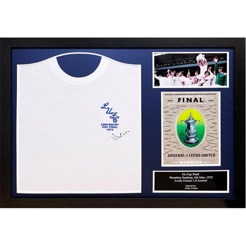 AllStarSignings Ltd - Allan Clarke signed Leed shirt