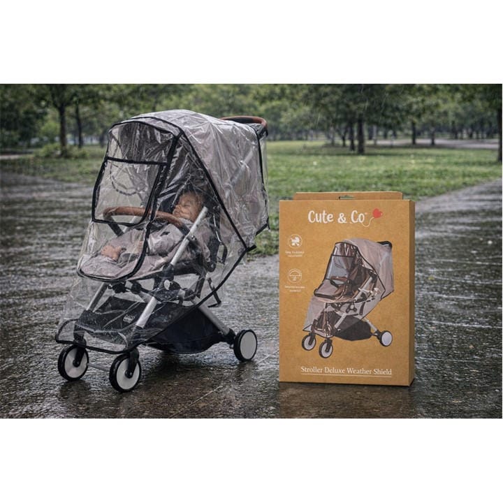Cute And Co  Kids Clear Cute & Co Baby Stroller/ Pram Deluxe Weather Shield, Sports Direct
