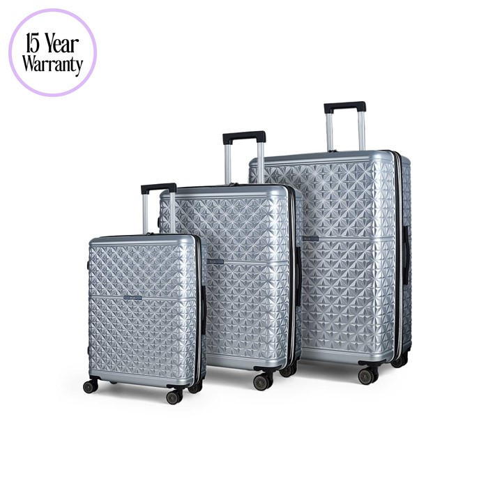 Rock  Silver Maya Suitcases in Size M, Sports Direct