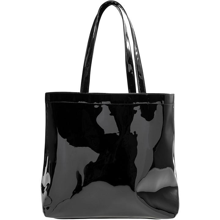 Jack Wills  Black Jw Patent Tote, Sports Direct