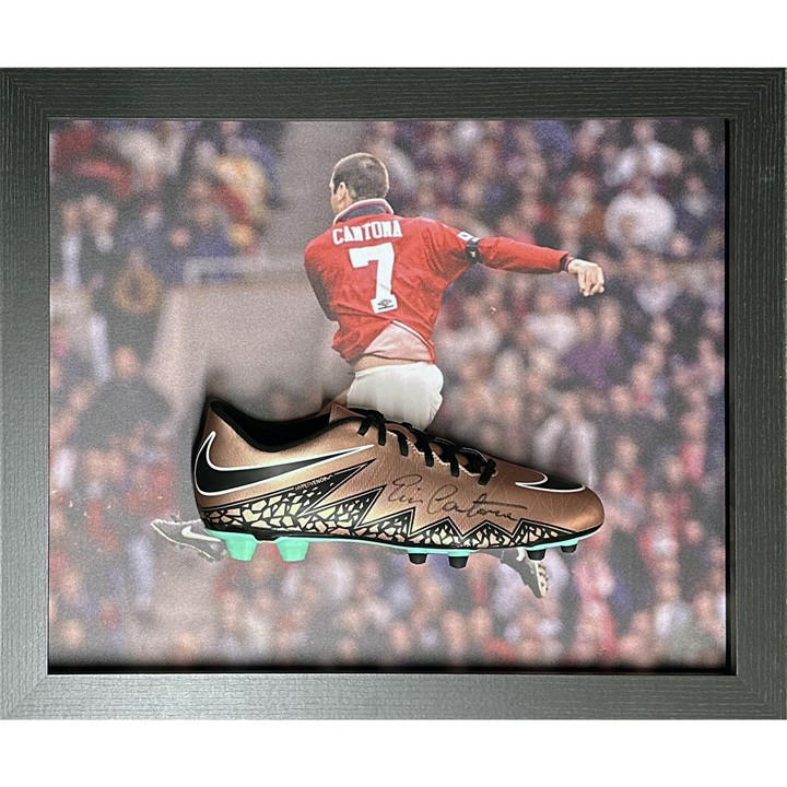 Manchester United    Eric Cantona  Signed Nike Boot, Football by AllStarSignings Ltd, Sports Direct