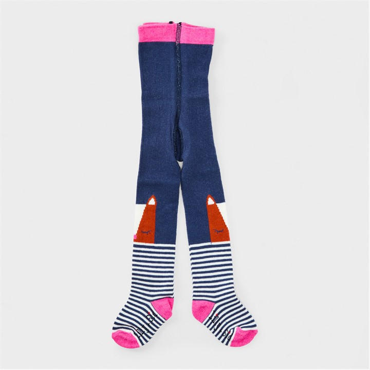 Lilly And Sid Girls  Kids' Fox Patterned Tights in Size XS Girls, Sports Direct