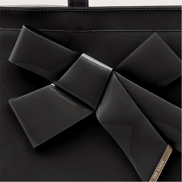 black - Ted Baker - Ted Baker Knot Bow Large Icon Tote Bag