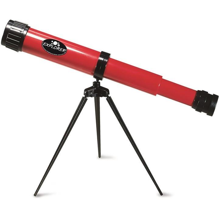 Navir  Kids Red Explorer Telescope With Tripod, Sports Direct