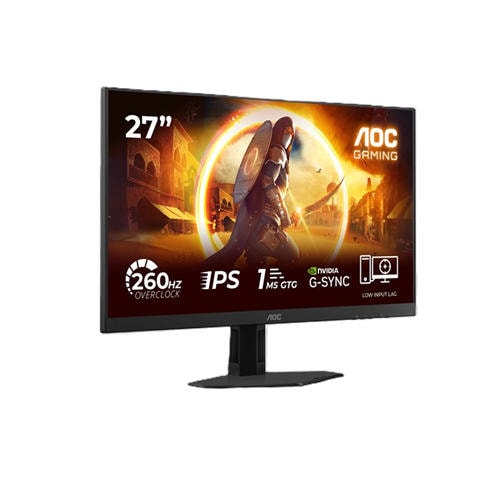 AOC - AOC 27G4ZRE 27 Inch Fast IPS 240Hz (260Hz OC) 2 HDMI 1 DP Gaming Monitor