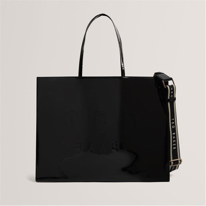 Ted Baker Women's Black Ted Web Xl Icon Bag, Sports Direct