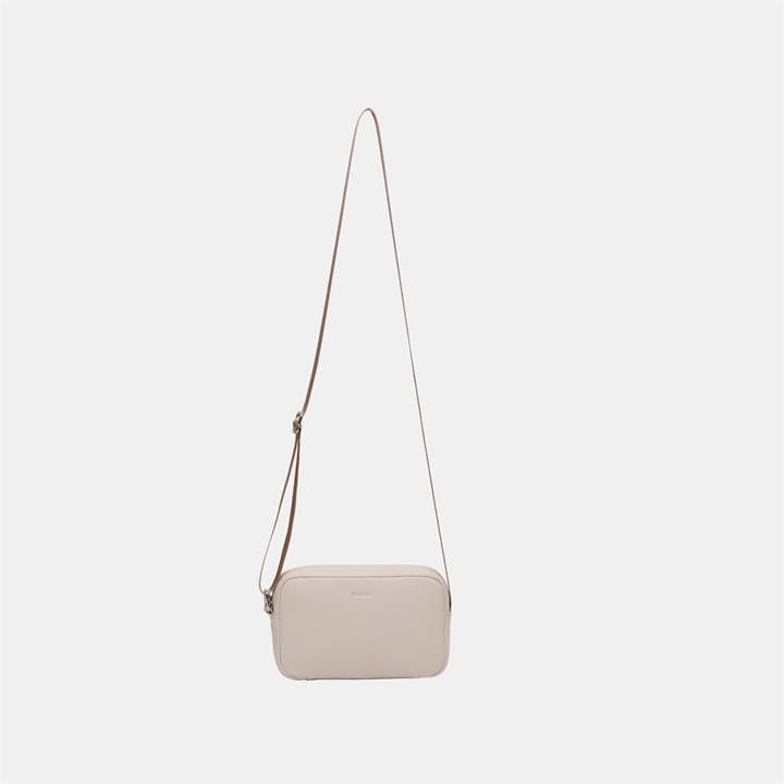 Firetrap Women's Grey Saddle Leather Crossbody Bag, Sports Direct