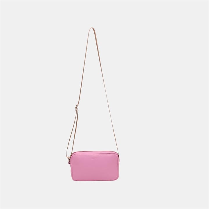 Firetrap Women's Pink Saddle Leather Crossbody Bag, Sports Direct