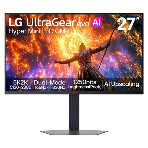 LG - LG 27GM950B-B 27 inch IPS 4K UHD 360Hz Gaming Monitor
