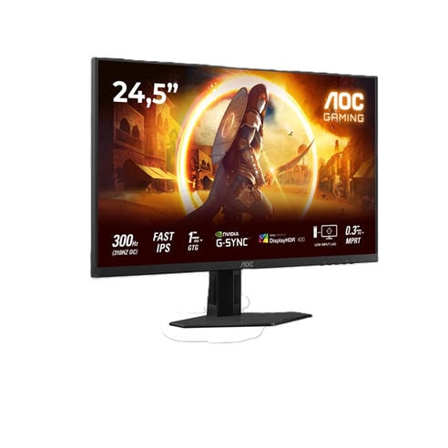 AOC - AOC 25G4SRE 24.5 Inch Fast IPS 300Hz (310Hz OC) 2 HDMI 1 DP Gaming Monitor