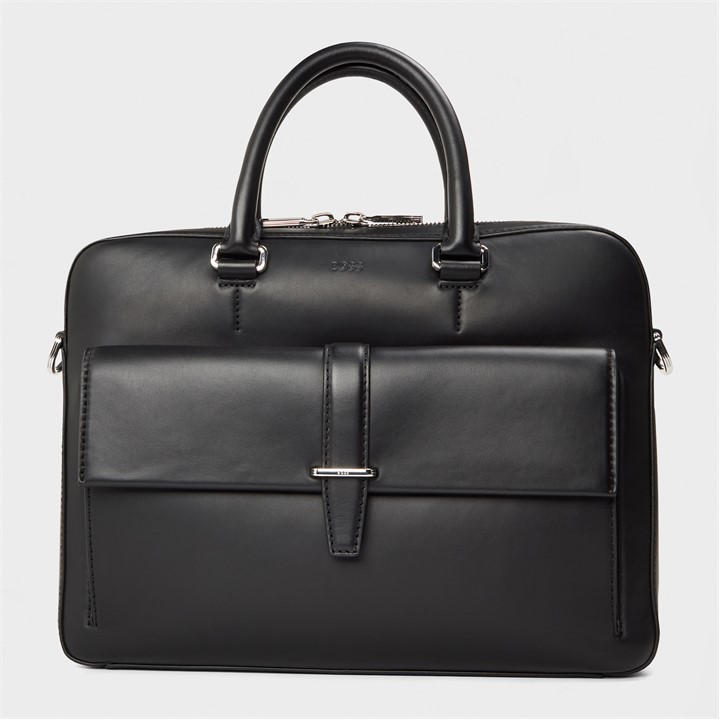 Boss Men's Black Alaric Docut Laptop Bag, Sports Direct