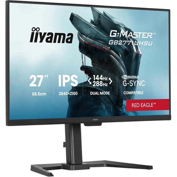 Black - iiyama - G-MASTER GB2771UHSU-B1 27 Inch 4K 288Hz IPS Monitor
