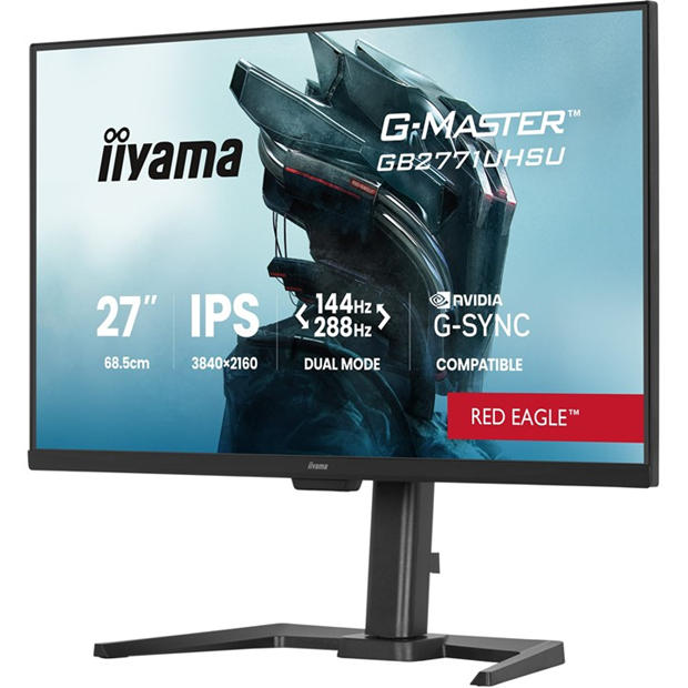 Black - iiyama - G-MASTER GB2771UHSU-B1 27 Inch 4K 288Hz IPS Monitor