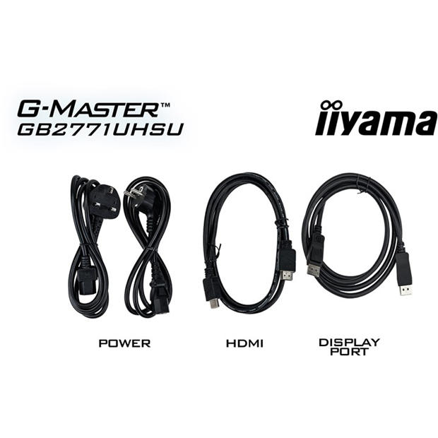 Black - iiyama - G-MASTER GB2771UHSU-B1 27 Inch 4K 288Hz IPS Monitor