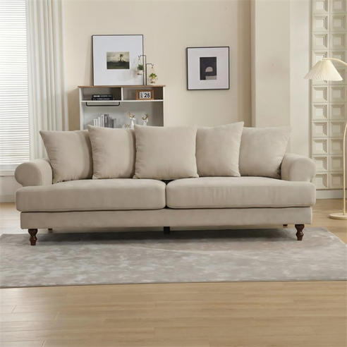 Biba - Freddy 3 Seat Chenille Sofa