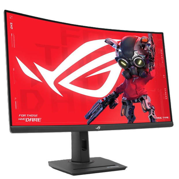 Black - ASUS - ROG Strix XG32WCMS 32 inch 280 Hz Curved Gaming Monitor