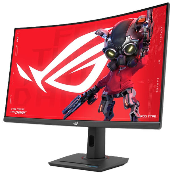 Black - ASUS - ROG Strix XG32WCMS 32 inch 280 Hz Curved Gaming Monitor