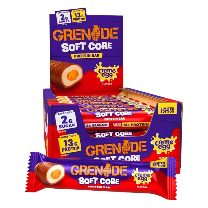 Grenade Limited Edition Creme Egg Flavour Soft Core High Protein Bar - 18 x 45 g - Image 4