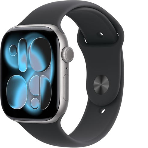 Apple - Watch Series 11 GPS 46mm Aluminium Sport Band S/M