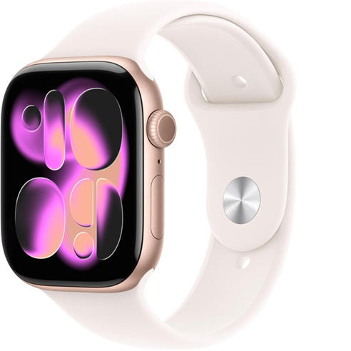 Apple - Watch Series 11 GPS 46mm Aluminium Sport Band S/M